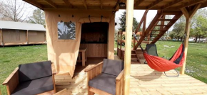 Tente Cabane du Camping Hautoreille